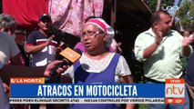 Videos y fotos de los atracadores en moto del Barrio La Morita