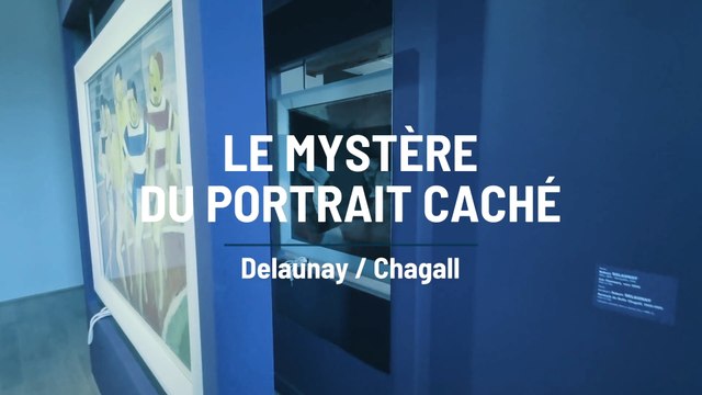Un portrait inédit de Bella Chagall découvert derrière le tableau «Les Coureurs» de Robert Delaunay