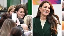 Les fans royaux sifflent le loup alors que la princesse Kate arrive à Leeds avec un lien spécial ave