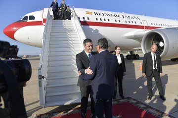Sánchez es recibido en Rabat por su homólogo marroquí para copresidir la RAN