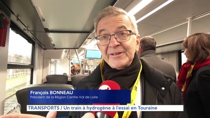 TRANSPORTS / Un train à hydrogène à l'essai en Touraine