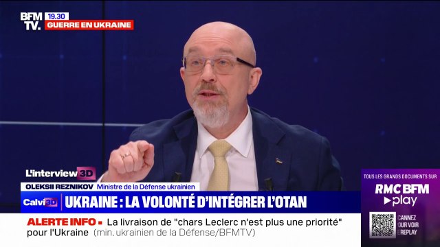 Oleksii Reznikov, ministre de la Défense ukrainien: Nous sommes en train d'acquérir notre droit d'être membre de l'Otan