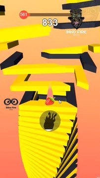 NOOB vs PRO vs HACKER - Stack Ball 3D - Gameplay - MAX LEVEL in Stack Ball | Spiral Roll - Ikko Fire