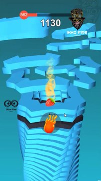 NOOB vs PRO vs HACKER - Stack Ball 3D - Gameplay - MAX LEVEL in Stack Ball | Spiral Roll - Ikko Fire