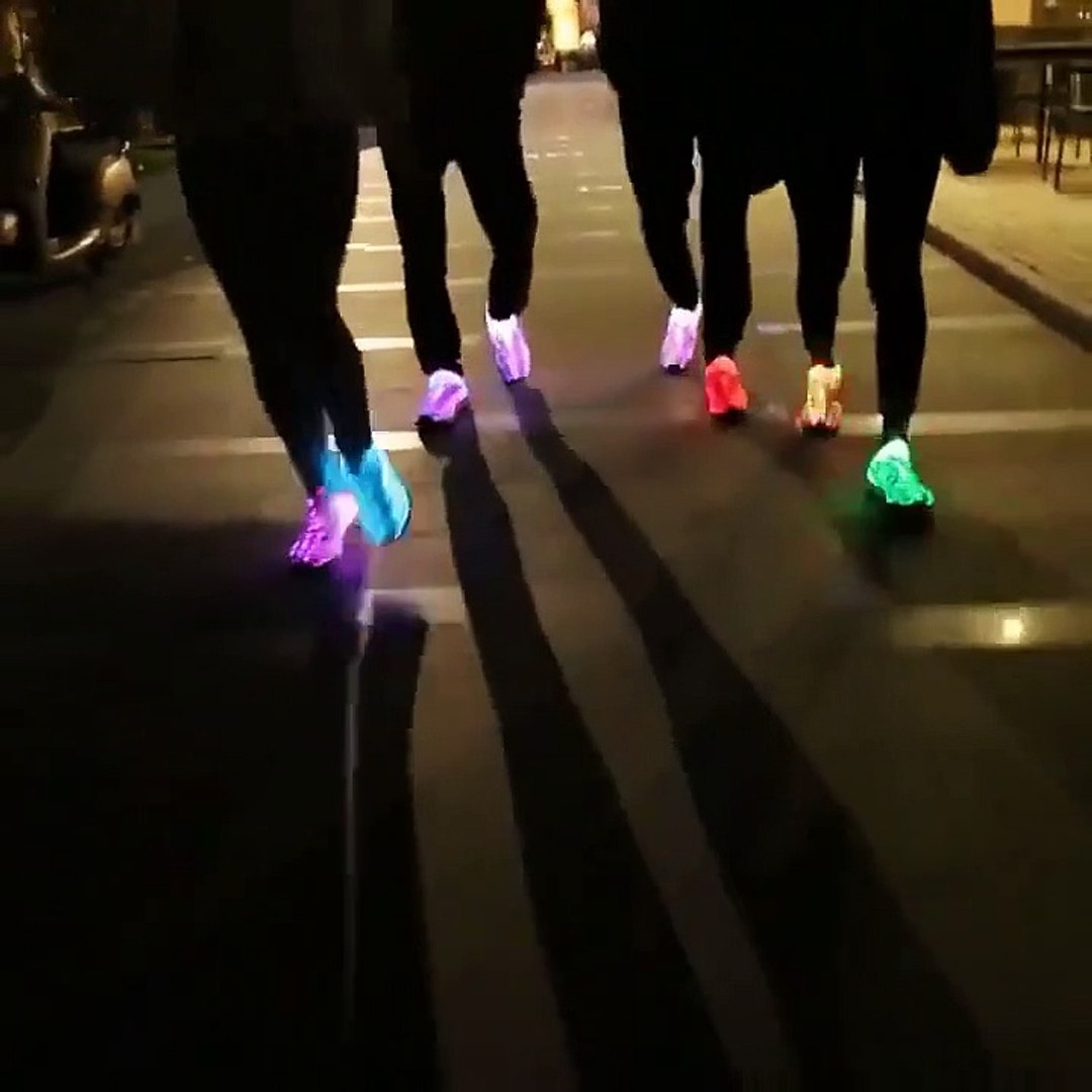 Kids led light boots