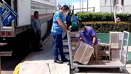 Llega segundo cargamento de medicamentos al Gómez Farías