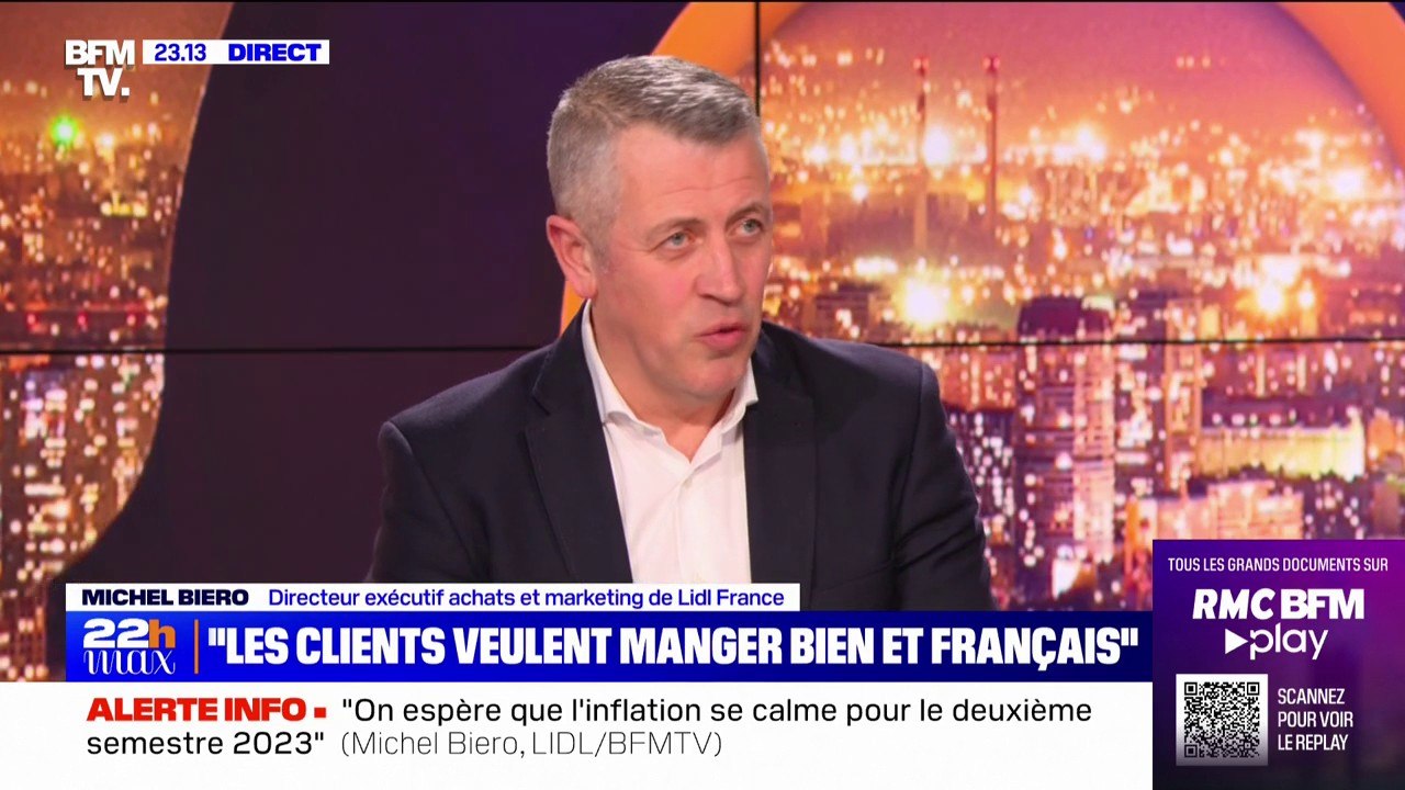 Michel Biero (Lidl) sur les hausses de prix: "Les multinationales ne sont pas transparentes pour la grande majorité"