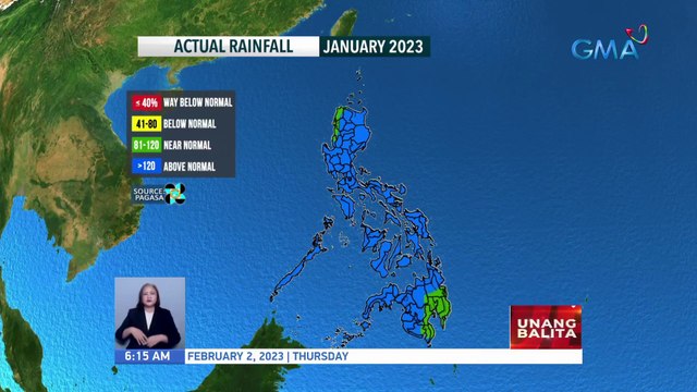 Maraming ulan, naranasan sa buong bansa kahit walang bagyong pumasok nitong Enero; Hanging #Amihan, nakaaapekto muli sa Luzon at Visayas - Weather update today as of 6:15 a.m. (February 02, 2023)| UB