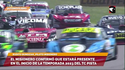 El misionero confirmó que estará presente en el inicio de la temporada 2023 del TC Pista