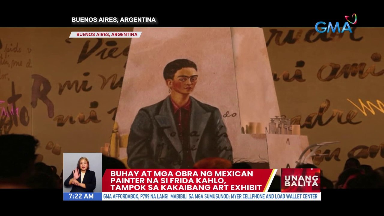 Buhay at mga obra ng Mexican painter na si Frida Kahlo, tampok sa kakaibang art exhibit | UB