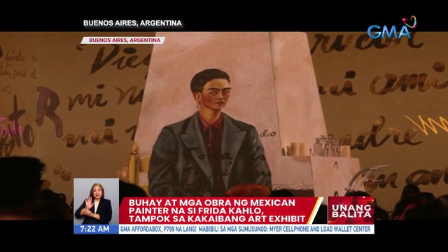 Buhay at mga obra ng Mexican painter na si Frida Kahlo, tampok sa kakaibang art exhibit | UB