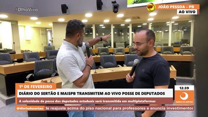 下载视频: TV Diário do Sertão e Rede Mais transmitem ao vivo a posse dos deputados na Assembleia Legislativa