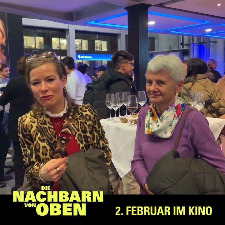 DIE NACHBARN VON OBEN Film - Besucher-Reaktionen an der Premiere