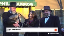 Punxsutawney Phil prepares for the big day