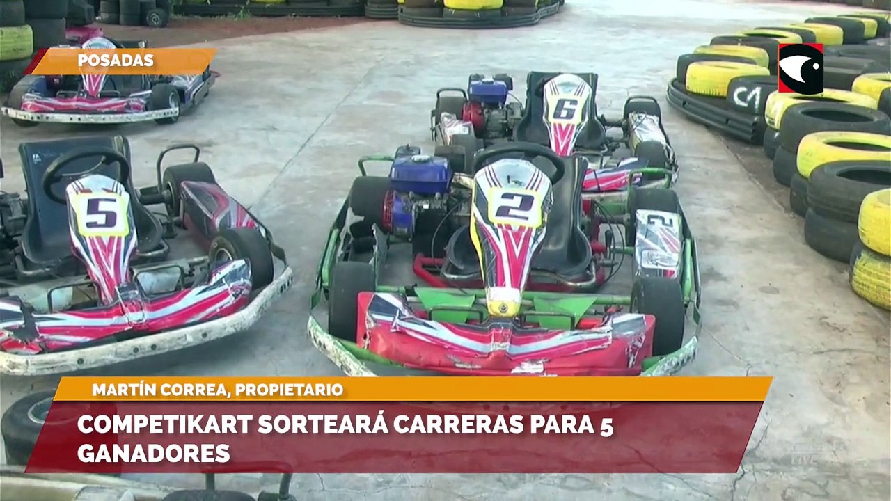 Competikart sorteará carreras para 5 ganadores