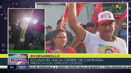 Download Video: Cierres de campaña tienen lugar en Ecuador previo a las próximas elecciones del 5 de febrero