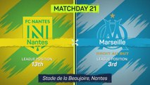 Second half goals secure Marseille win at Nantes