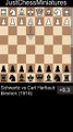 White cant defend an attack on the open h file. Italian opening.