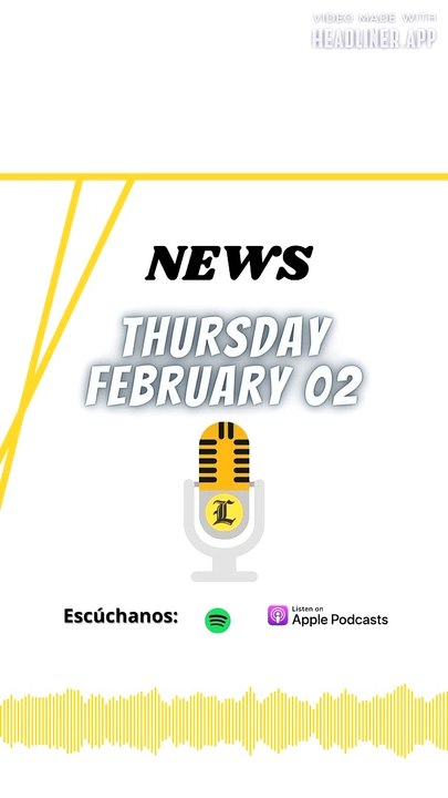 NEWS THURSDAY 02 FEBRUARY