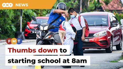 Parents against suggestion to start school at 8am