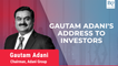 Gautam Adani's Address To Investors After Revoking FPO