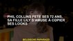 Phil Collins célèbre son 72e anniversaire, sa fille Lily s'amuse à copier son look