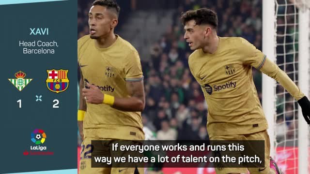 Betis win one of the best of the season - Xavi