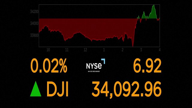 통화 정책 기조 변경 시사 파월 발언에 뉴욕증시 상승...나스닥 2%↑ / YTN
