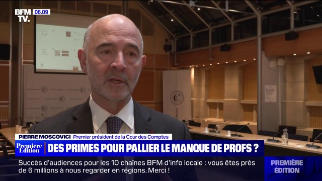 La Cour des Comptes préconise des primes ciblées pour pallier au manque de professeurs