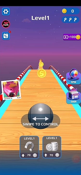 aaj ka last level ed ball racing games #gaming