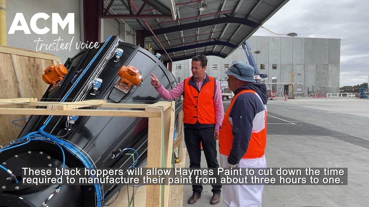 Haymes Paint new hoppers The Courier February 2 2023 video