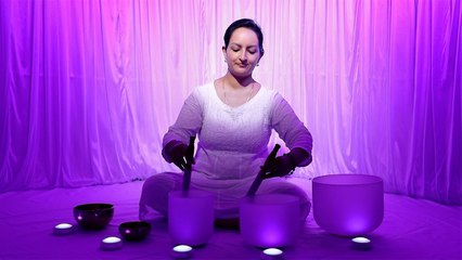 Crown Chakra Activation Sound Bath | Strengthen Clarity, Intuition, Wisdom | Healing Sounds