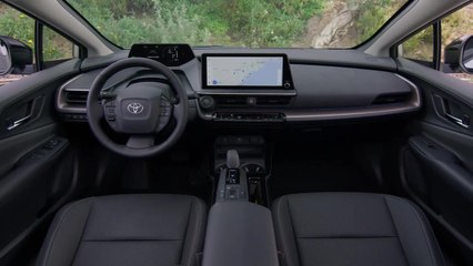 2023 Toyota Prius XLE Interior Design in Gradient Black