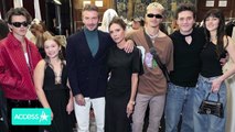 Victoria Beckham's Daughter Harper Models Custom Dress