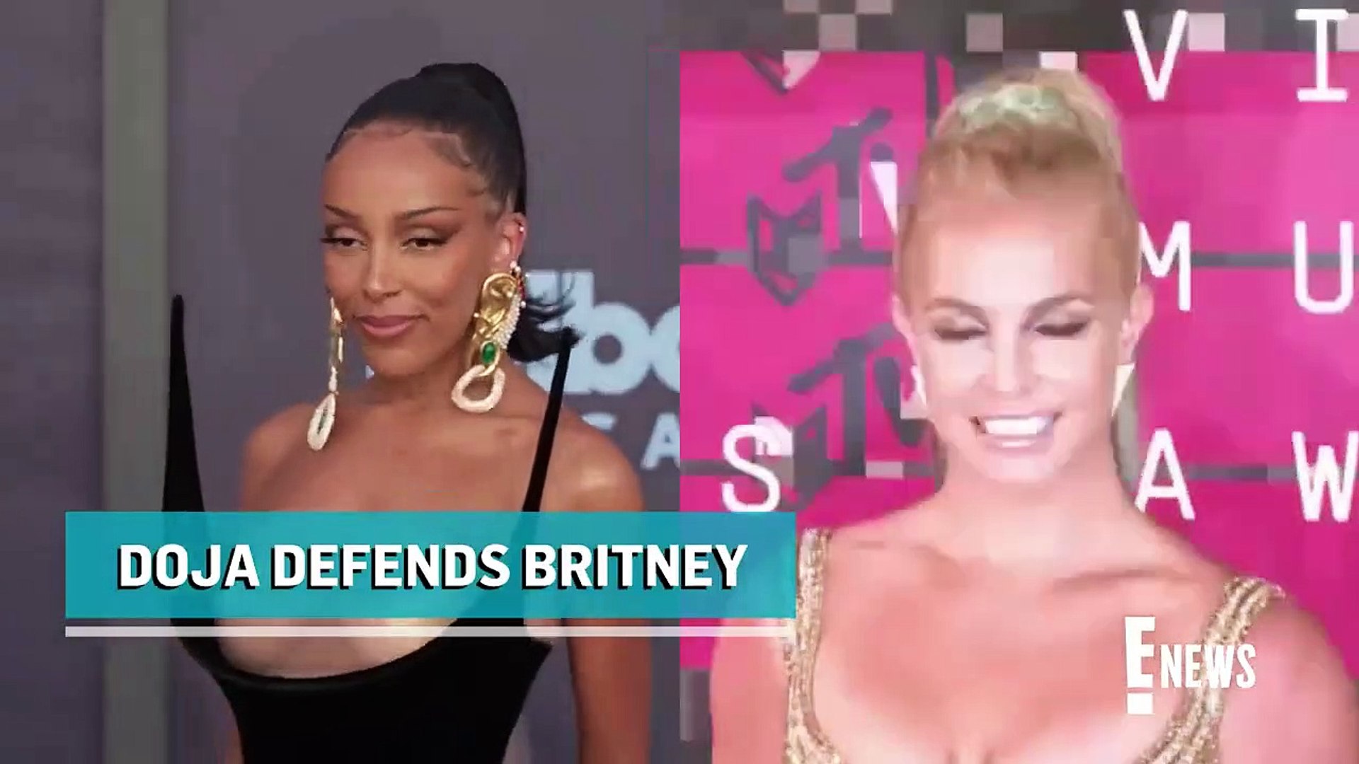 ⁣Doja Cat Fiercely DEFENDS Britney Spears From Disrespectful Critics _ E! News