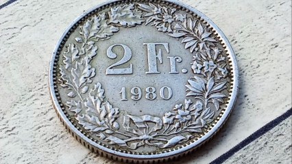 50,000,00 $$ do you have one?error coin Switzerland 2 francs, 1980