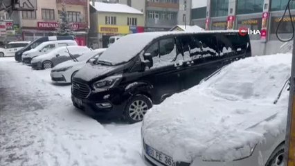 Sarıkamış'ta kar etkisini sürdürüyor