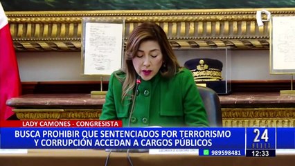 Download Video: Presentan PL para que sentenciados por terrorismo y corrupción no ocupen cargos públicos