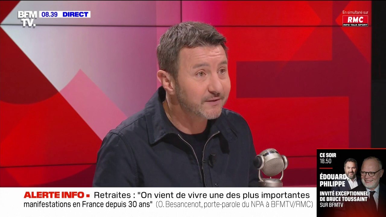 Olivier Besancenot sur la réforme des retraites: "Ce qui marche, c'est quand la mobilisation s'étend"