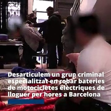 Los Mossos desarticulan un grupo especializado en robos de baterías de motos eléctricas