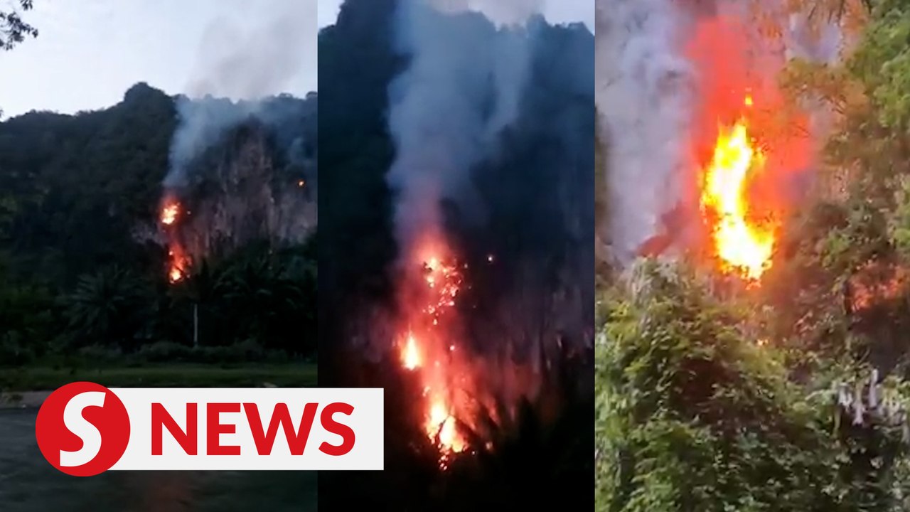 Fire breaks out on Kedah's Gunung Baling