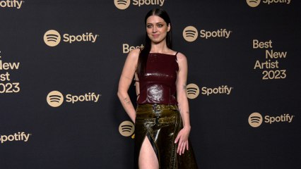 Lizzy McAlpine 2023 Spotify's Best New Artist Party Black Carpet | Grammy Party