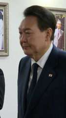 몸싸움 봉변서 수천명 환호로…尹, 박정희 생가 3번째 찾은 이유