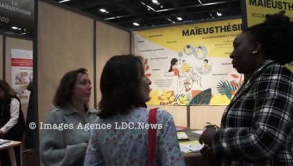 Salon du Bien-Être. Claire Baudry praticienne en Maïeusthésie. Paris/France - 03 Février 2023