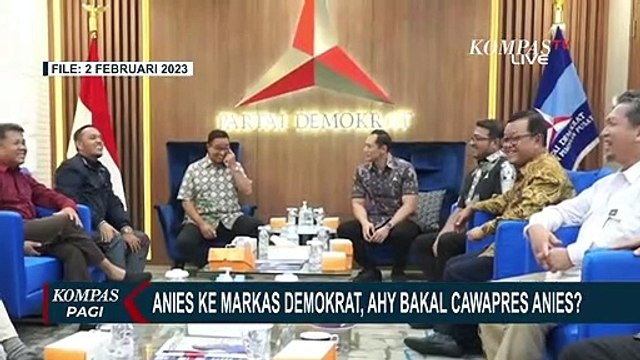 Ada Kode saat Anies dan Tim Kecil Nasdem-PKS Kunjungi DPP Demokrat?