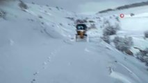 Elazığ'da kar yağışı nedeniyle 396 köy yolu ulaşıma kapandı