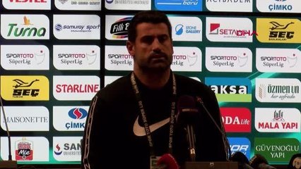 Hatayspor maçının ardından