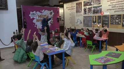 Çocuklar yarıyıl tatilinde kukla yaparak eğlendi