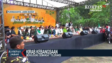 Umat Lintas Agama Ikuti Kirab Kebangsaan Harlah Nu