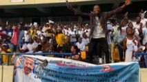 La gioia dei giovani allo Stadio di Kinshasa per Papa Francesco